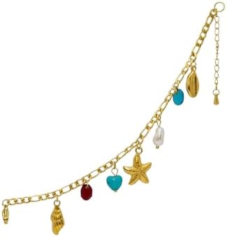 Elegant Seashell Charm Bracelet