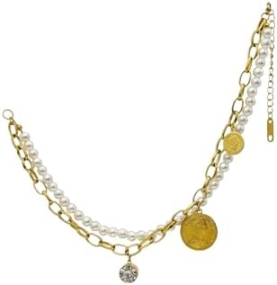 Elegant Gold Pearl Bracelet