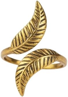Elegant Leaf Ring
