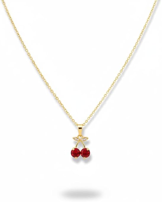 Elegant Cherry Necklace