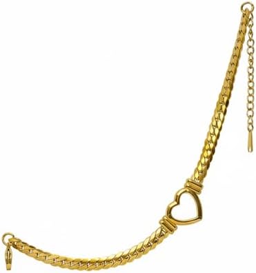 Luxury Stainless Steel Heart Bracelet