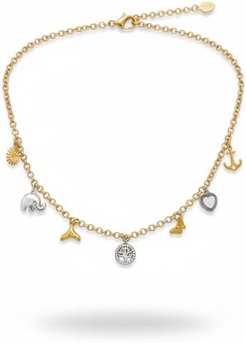 Elegant Necklace with Unique Charms