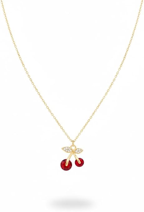 Elegant Cherry Necklace