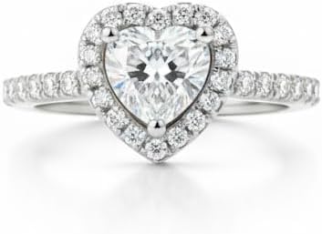 Heart-Shaped Zirconia Ring