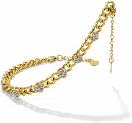 Heart Pave Bracelet