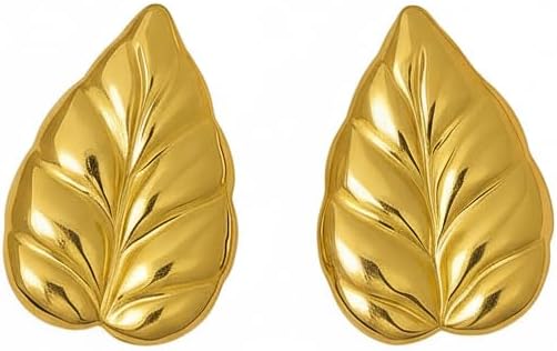 Golden Leaf Earrings - Chic Women's Accessories