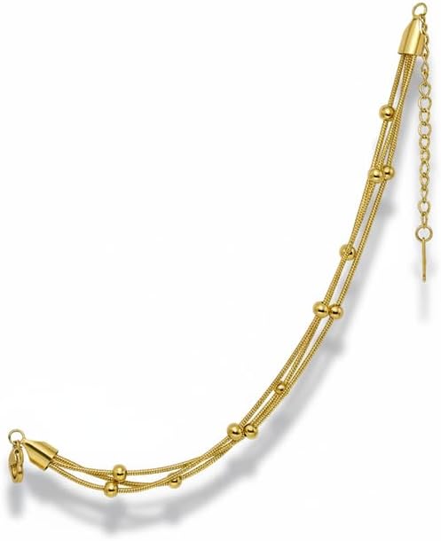 Elegant Tri-Layered Bracelet