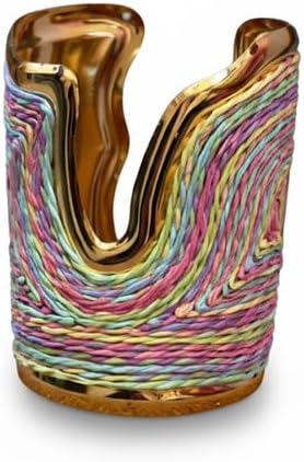 Embroidered Golden Bracelet