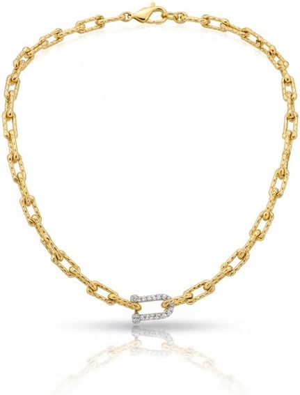 Elegant Interlocking Chain Necklace