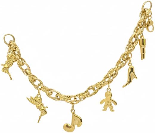 Elegant Stainless Steel Charms Bracelet