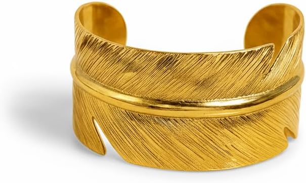 Golden Feather Bracelet