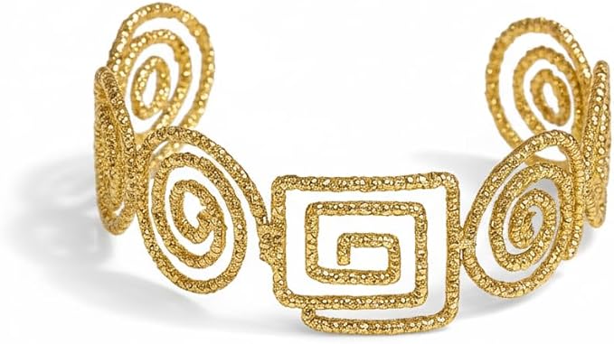 Golden Bracelet with Unique Design