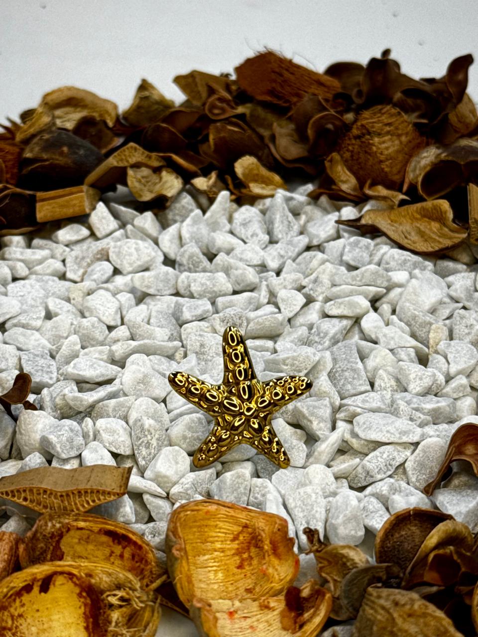 Gold Starfish Ring