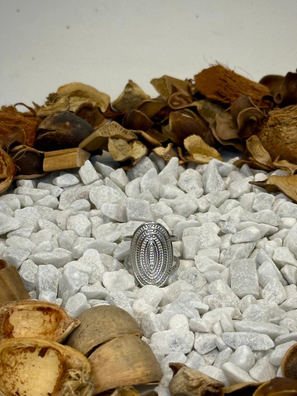 Elegant Silver Ring with Unique Design