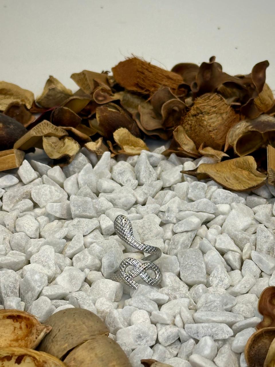 Stylish Snake Ring Stainless Steel