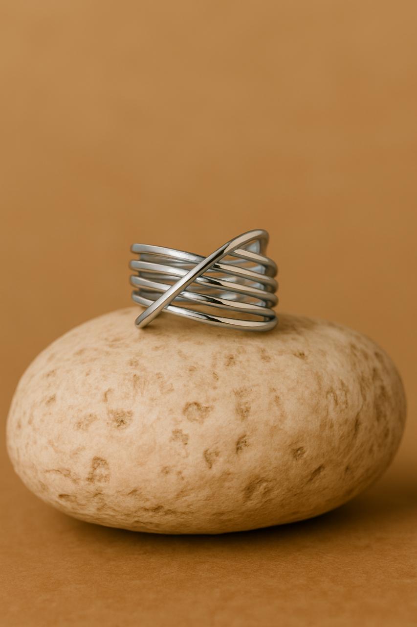 Elegant Stainless Steel Ring