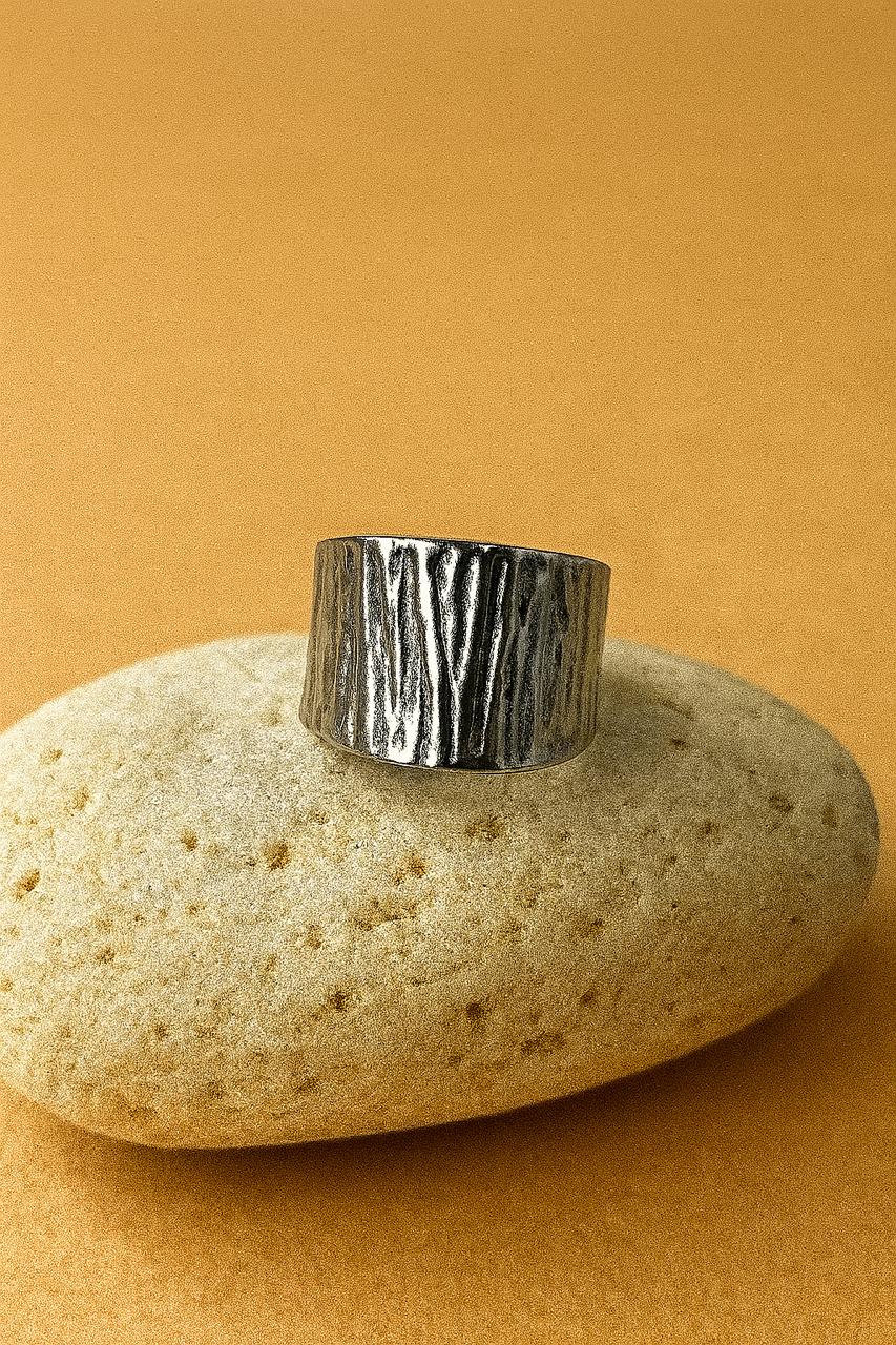 Stylish Stainless Steel Ring with Unique Design