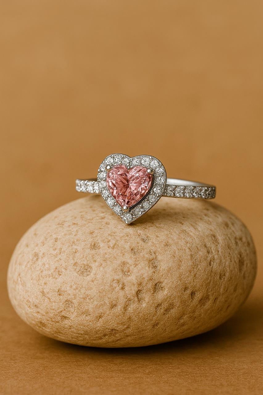 Rose Heart Ring