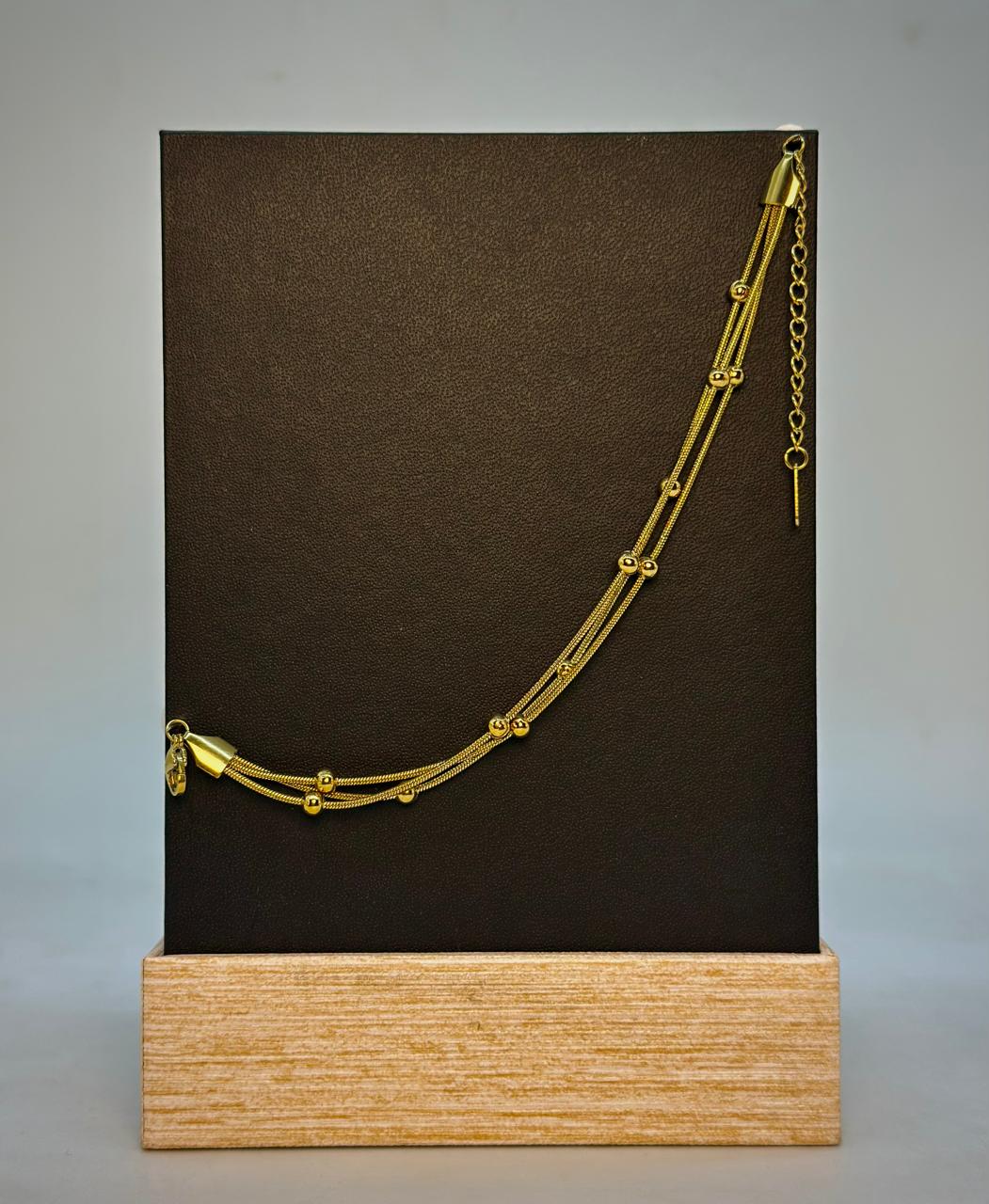 Elegant Tri-Layered Bracelet