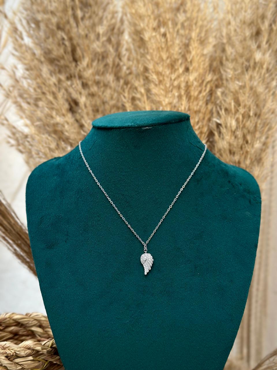 Diamond Wing Necklace