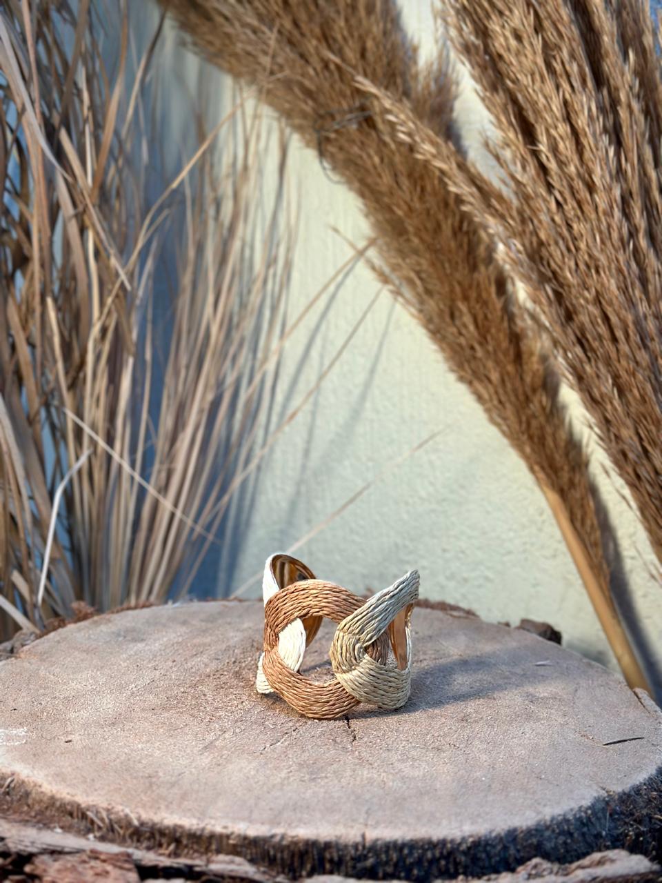 Gold-toned Intertwined Bracelet