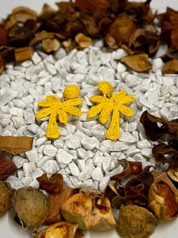 Yellow Sun Earrings - Chic Women's Accessories