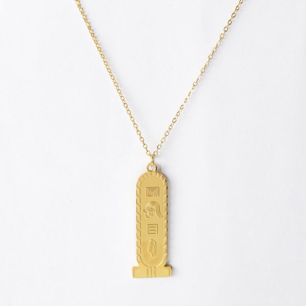 Pharaonic obelisk necklace - Image 2
