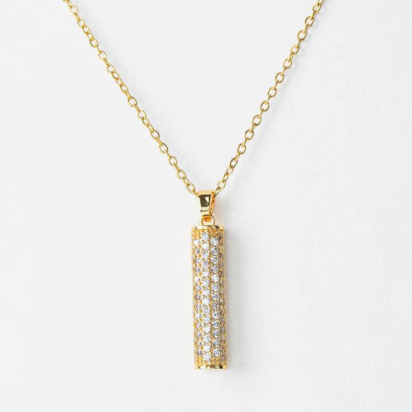 Long necklace studded with glitter - Image 2