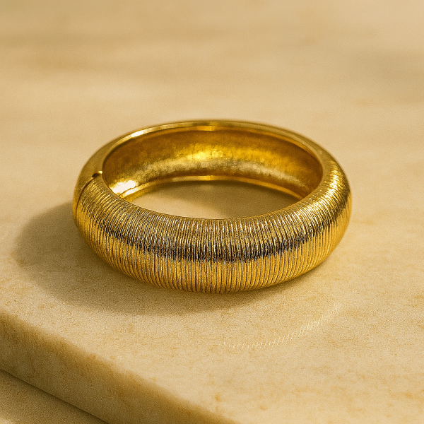 Gold Mood Chunky Bangle