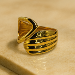 Golden Wrap Chunky Bangle