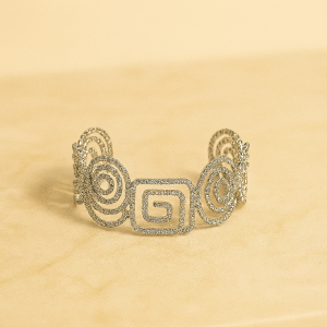 Silver Mood Chunky Bangle