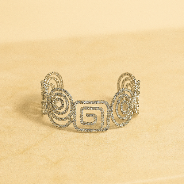 Silver Mood Chunky Bangle