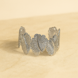 Steel Glow Chunky Bangle