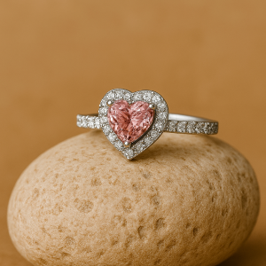 Pink Heart Ring