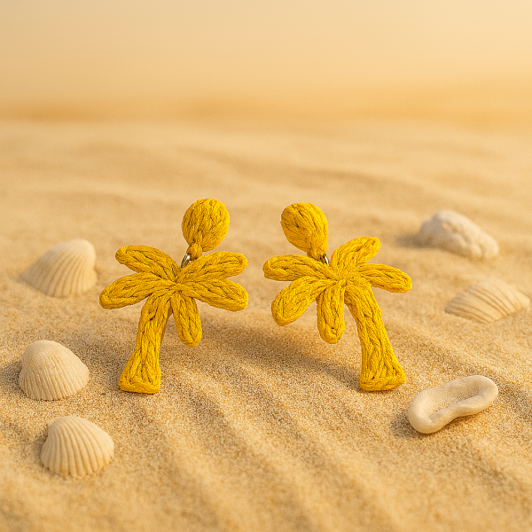 Palm Tree Earrings - Image 3