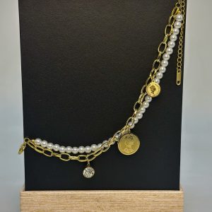 Halo Pearl Bracelet