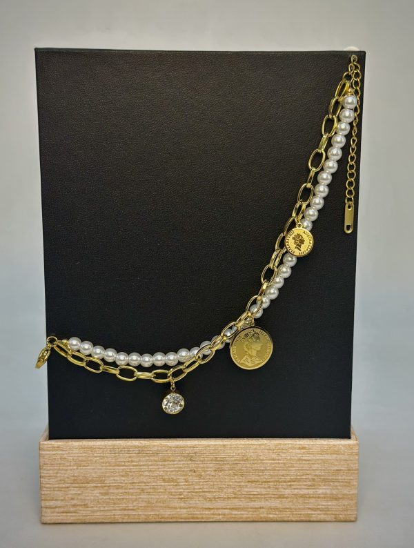 Halo Pearl Bracelet