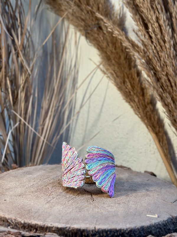 Shell Weave Chunky Bangle - Image 6