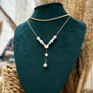 FlutterPearl Necklace