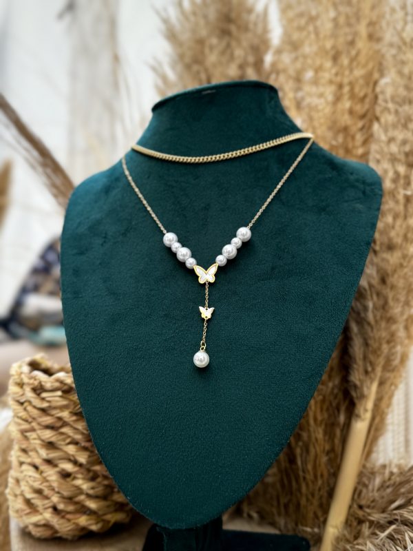 FlutterPearl Necklace